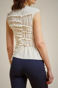 Liviana conti Blusa Arricciata-Donna Top Camicie E Maglie