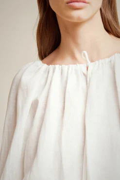 Liviana conti Blusa Corta-Donna Linen Selection