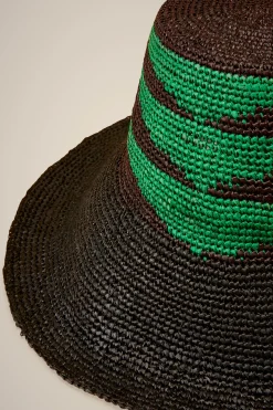 Liviana conti Bucket Rafia-Donna Borse E Accessori