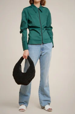 Liviana conti Camicia Con Zip-Donna Top Camicie E Maglie