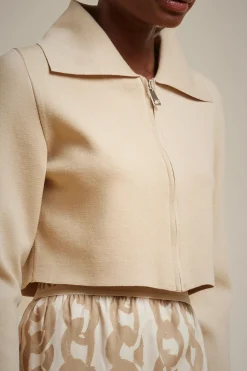 Liviana conti Cardigan Con Zip-Donna Top Camicie E Maglie