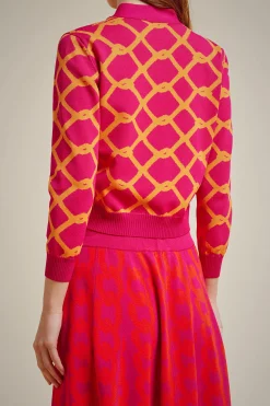 Liviana conti Cardigan Jacquard-Donna Top Camicie E Maglie