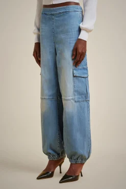 Liviana conti Cargo Denim-Donna Pantaloni E Gonne