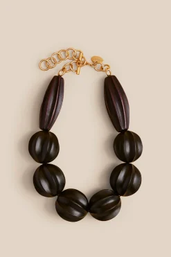 Liviana conti Collana Corta Legno-Donna Borse E Accessori