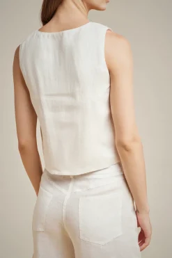 Liviana conti Crop Top-Donna Top Camicie E Maglie