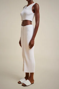 Liviana conti Crop Top Con Zip-Donna Top Camicie E Maglie