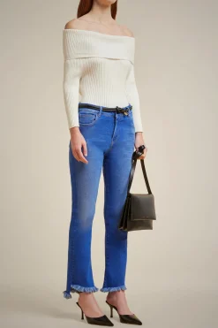 Liviana conti Denim Flare-Donna Pantaloni E Gonne