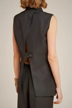 Liviana conti Gilet Monopetto-Donna Top Camicie E Maglie
