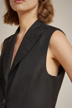 Liviana conti Gilet Monopetto-Donna Top Camicie E Maglie