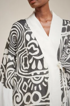 Liviana conti Kimono Lungo-Donna Top Camicie E Maglie