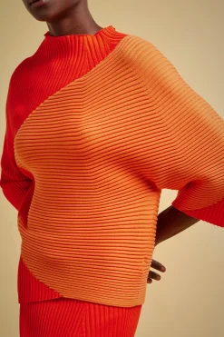 Liviana conti Maglia A Coste-Donna Top Camicie E Maglie