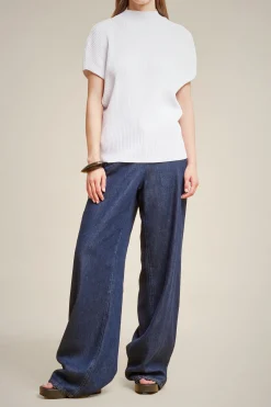 Liviana conti Maglia A Coste-Donna Top Camicie E Maglie