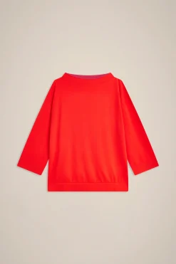 Liviana conti Maglia Bordi Double-Donna Top Camicie E Maglie