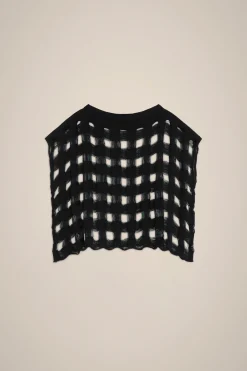 Liviana conti Maglia Check-Donna Top Camicie E Maglie