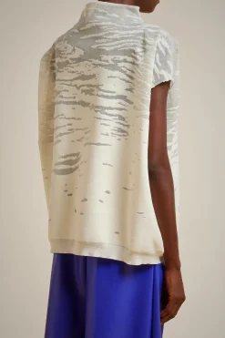 Liviana conti Maglia Devore'-Donna Top Camicie E Maglie