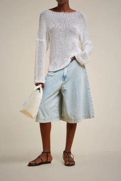 Liviana conti Maglia Effetto Pizzo-Donna Top Camicie E Maglie