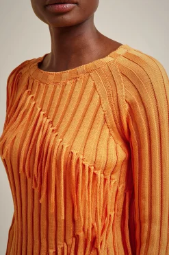 Liviana conti Maglia Frange-Donna Top Camicie E Maglie