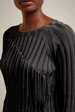 Liviana conti Maglia Frange-Donna Top Camicie E Maglie