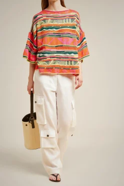Liviana conti Maglia Multicolor-Donna Top Camicie E Maglie