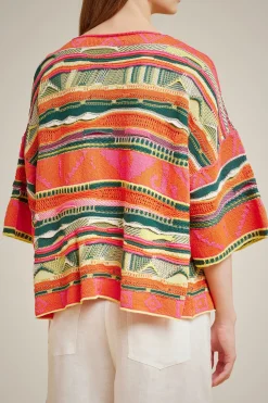 Liviana conti Maglia Multicolor-Donna Top Camicie E Maglie