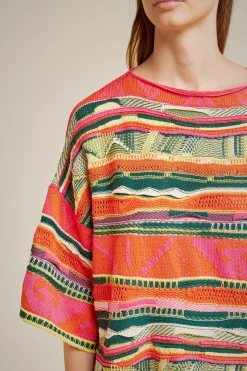 Liviana conti Maglia Multicolor-Donna Top Camicie E Maglie
