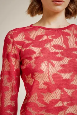 Liviana conti Maglia Pizzo-Donna Top Camicie E Maglie