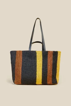 Liviana conti Maxi Tote A Righe-Donna Borse E Accessori