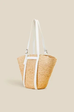 Liviana conti Maxi Tote Rafia-Donna Borse E Accessori