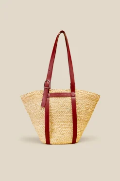 Liviana conti Maxi Tote Rafia-Donna Borse E Accessori