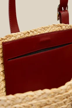 Liviana conti Maxi Tote Rafia-Donna Borse E Accessori
