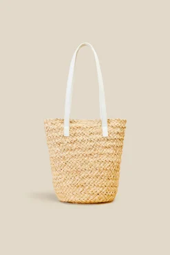 Liviana conti Mini Tote Rafia-Donna Borse E Accessori