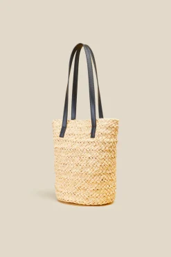Liviana conti Mini Tote Rafia-Donna Borse E Accessori