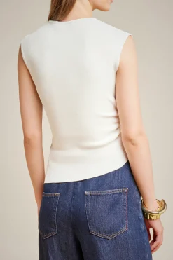 Liviana conti Top Asimmetrico-Donna Top Camicie E Maglie
