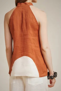 Liviana conti Top Con Fiocco-Donna Linen Selection