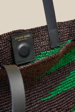 Liviana conti Tote Pattern Geometr-Donna Borse E Accessori