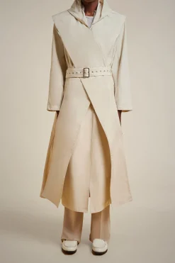 Liviana conti Trench Con Cappuccio-Donna Capispalla