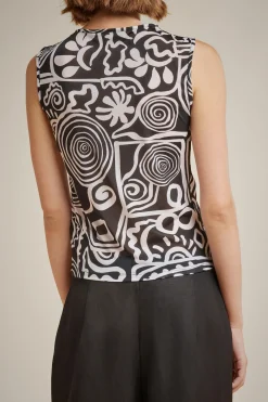 Liviana conti T-Shirt-Donna Top Camicie E Maglie
