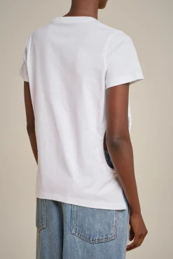 Liviana conti T-Shirt Ricamo-Donna Top Camicie E Maglie