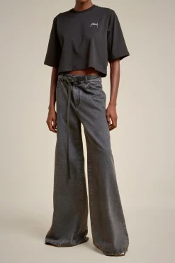 Liviana conti Wide-Leg Jeans-Donna Pantaloni E Gonne