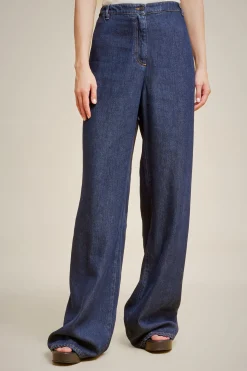 Liviana conti Wide-Leg Jeans-Donna Pantaloni E Gonne